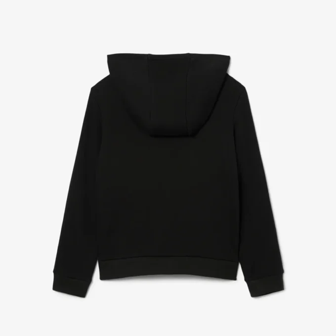 Geborduurde fleece hoodie
