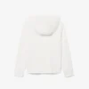 Geborduurde fleece hoodie