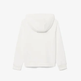 Geborduurde fleece hoodie