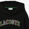 Geborduurde fleece hoodie