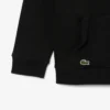Geborduurde fleece hoodie