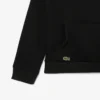 Geborduurde fleece hoodie