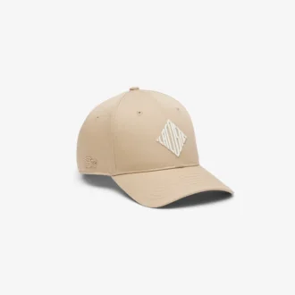 Geborduurde katoenen twill pet