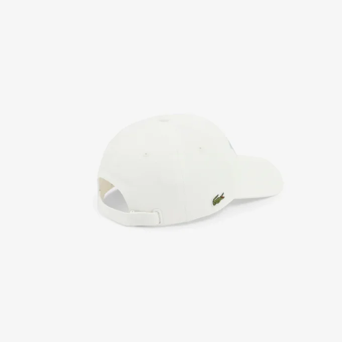 Geborduurde katoenen twill pet