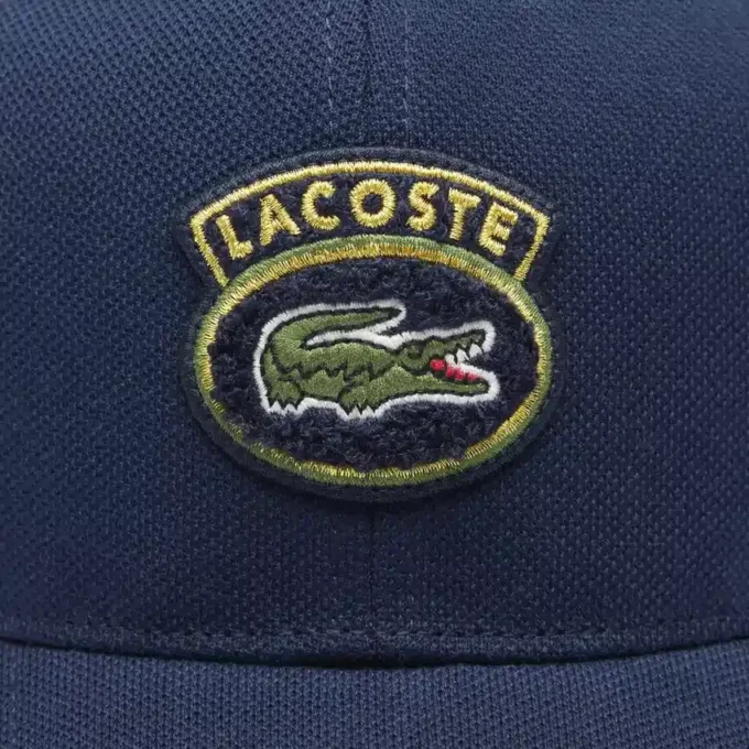 Geborduurde katoenen twill pet voor jongens