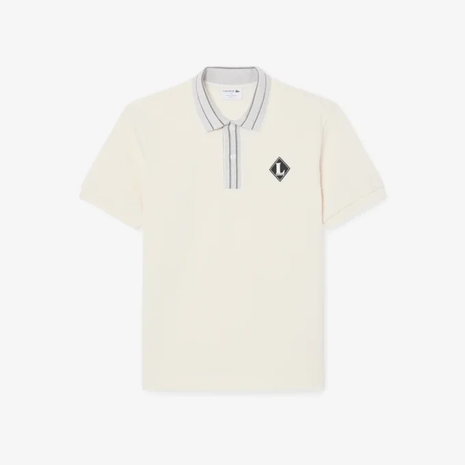 Gemaakt in Frankrijk Polo met klassieke pasvorm en badge