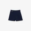 Gepleateerde gevoerde tennisshort voor dames