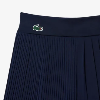 Gepleateerde gevoerde tennisshort voor dames