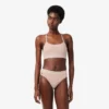 Geribde katoenen bralette