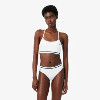 Geribde katoenen bralette