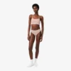 Geribde katoenen bralette