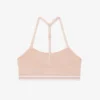 Geribde katoenen bralette
