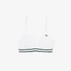 Geribde katoenen driehoekige bralette