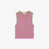 Gestreepte geribde tanktop voor kinderen