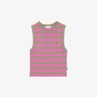 Gestreepte geribde tanktop voor kinderen