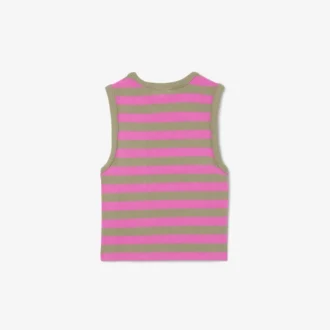 Gestreepte geribde tanktop voor kinderen