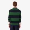 Gestreepte katoenen jersey trui voor heren