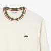Gestreepte katoenen jersey trui voor heren