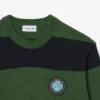 Gestreepte katoenen jersey trui voor heren