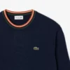 Gestreepte katoenen jersey trui voor heren