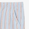 Gestreepte katoenen popeline short