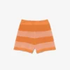 Gestreepte mesh-korte broek Gestreepte mesh-korte broek