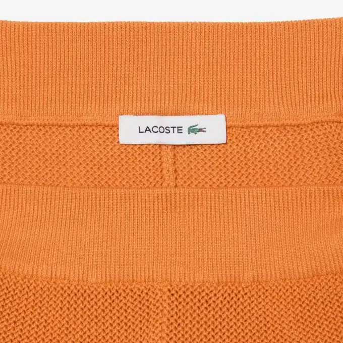 Gestreepte mesh-korte broek Gestreepte mesh-korte broek