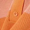 Gestreepte polo met mesh-boord