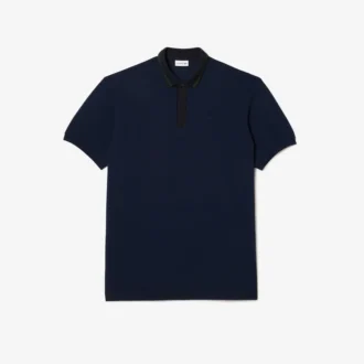 Gestreepte polo met piquékraag – grote maten – lange maten