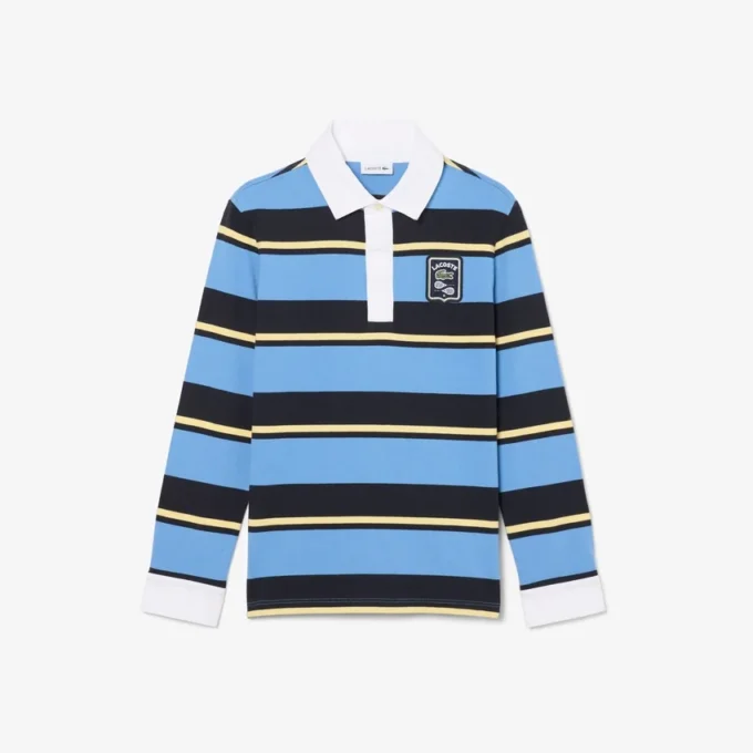Gestreepte rugbypolo