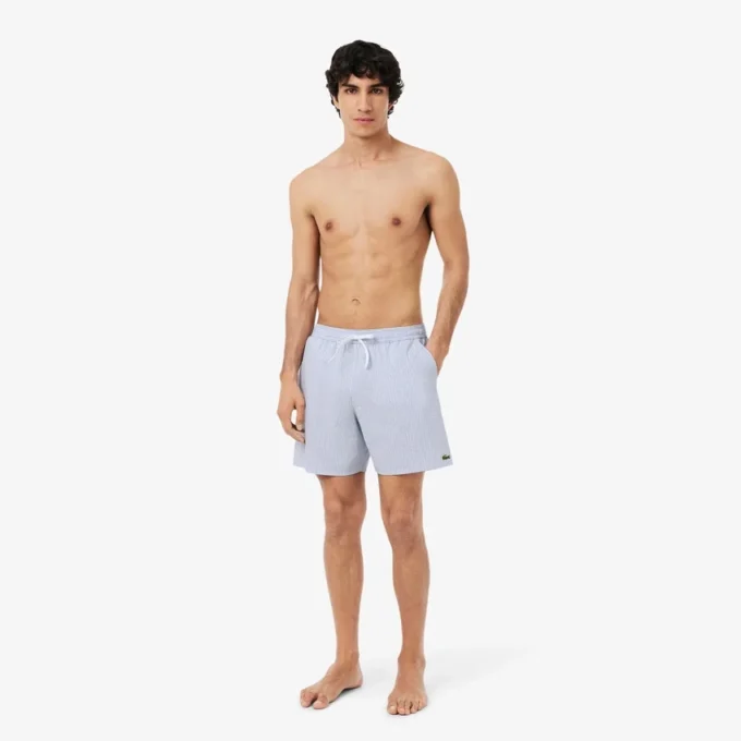 Gestreepte textuur-boxershort voor heren
