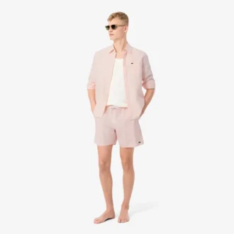 Gestreepte textuur-boxershort voor heren
