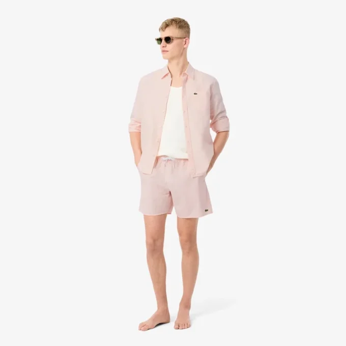 Gestreepte textuur-boxershort voor heren