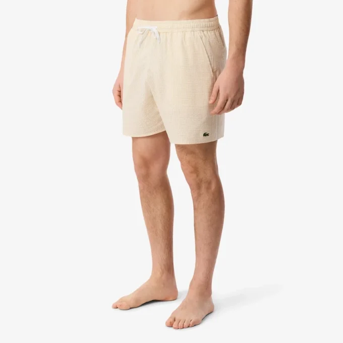 Gestreepte textuur-boxershort voor heren