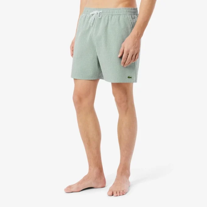 Gestreepte textuur-boxershort voor heren