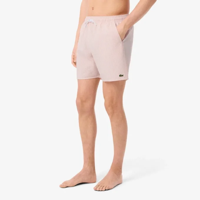 Gestreepte textuur-boxershort voor heren