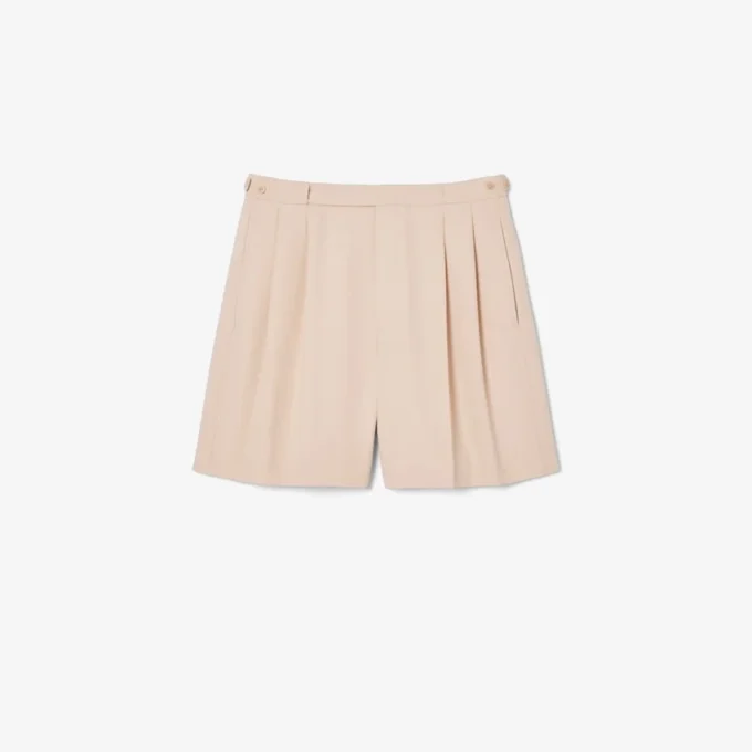 Getailleerde wollen herenshort uit de Runway-collectie