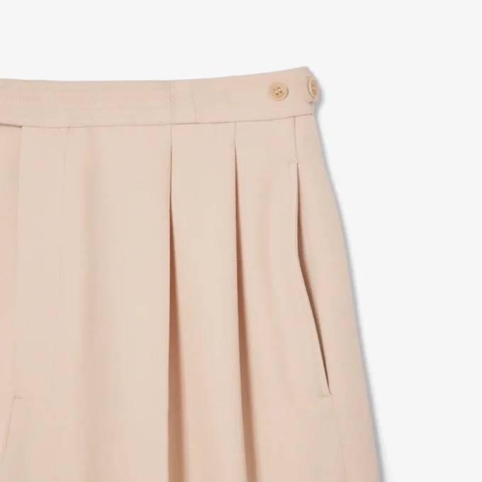 Getailleerde wollen herenshort uit de Runway-collectie