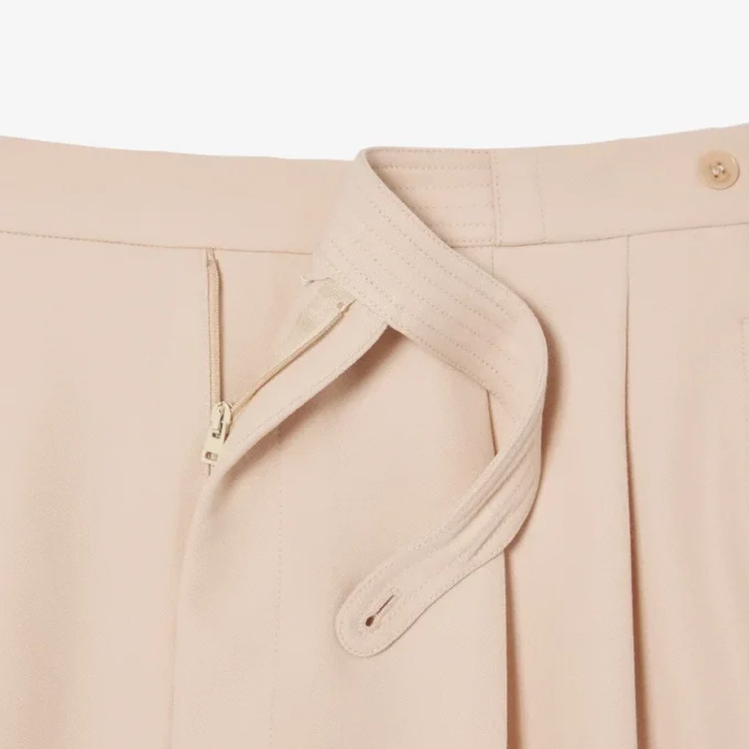 Getailleerde wollen herenshort uit de Runway-collectie