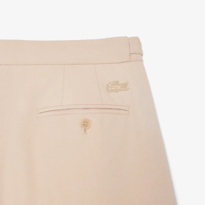 Getailleerde wollen herenshort uit de Runway-collectie