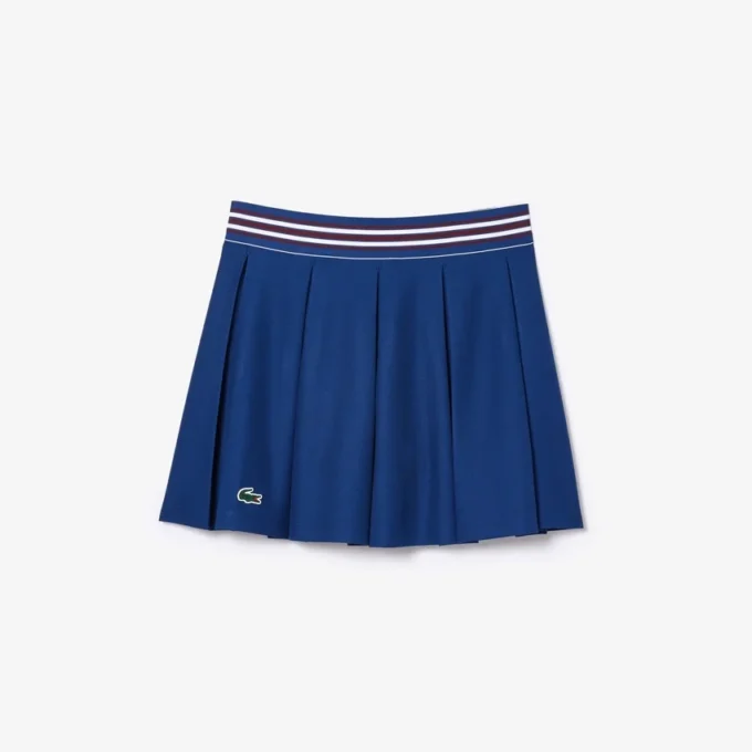 Gevoerde piqué tennisrok voor dames