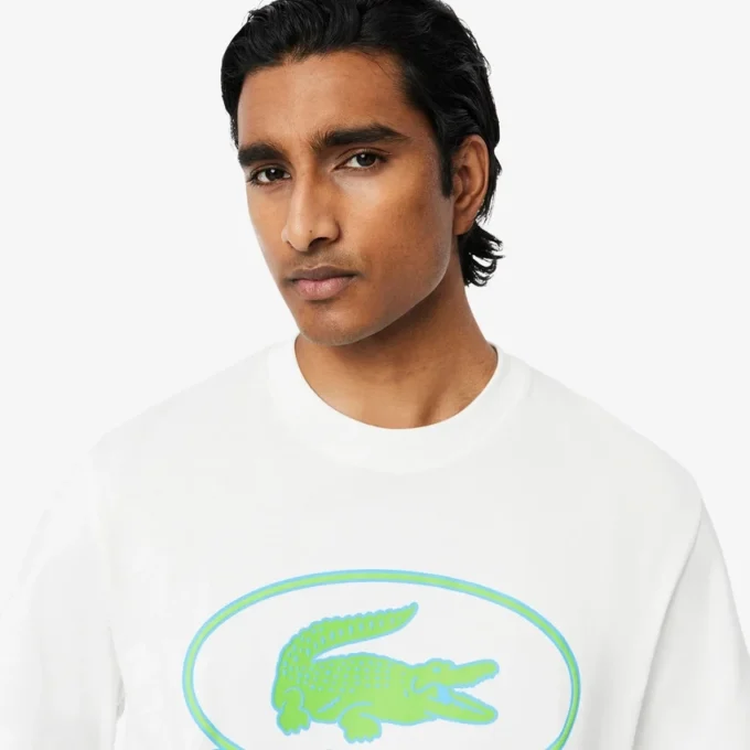 Grafisch T-shirt van zwaar katoen voor heren