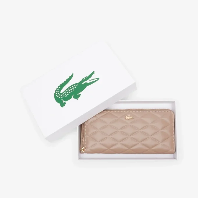 Grote Crocodelle-leren portemonnee