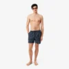 Halflange boxershort met krokodillenprint