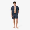 Halflange boxershort met krokodillenprint