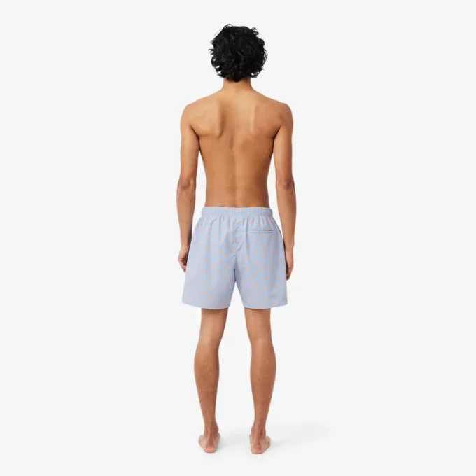 Halflange boxershort met krokodillenprint