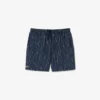 Halflange boxershort met krokodillenprint