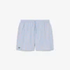 Halflange boxershort met krokodillenprint