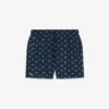 Halflange boxershort met krokodillenprint