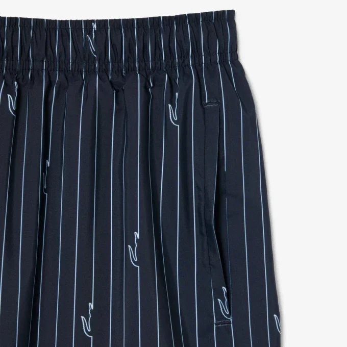 Halflange boxershort met krokodillenprint